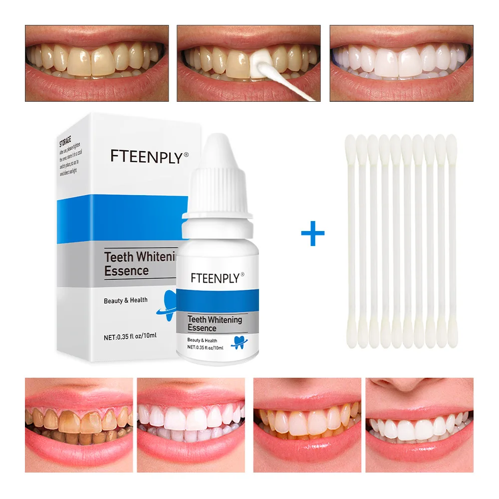 Teeth Whitening Q&M - FTEENPLY diş beyazlatma özü tozu ağız