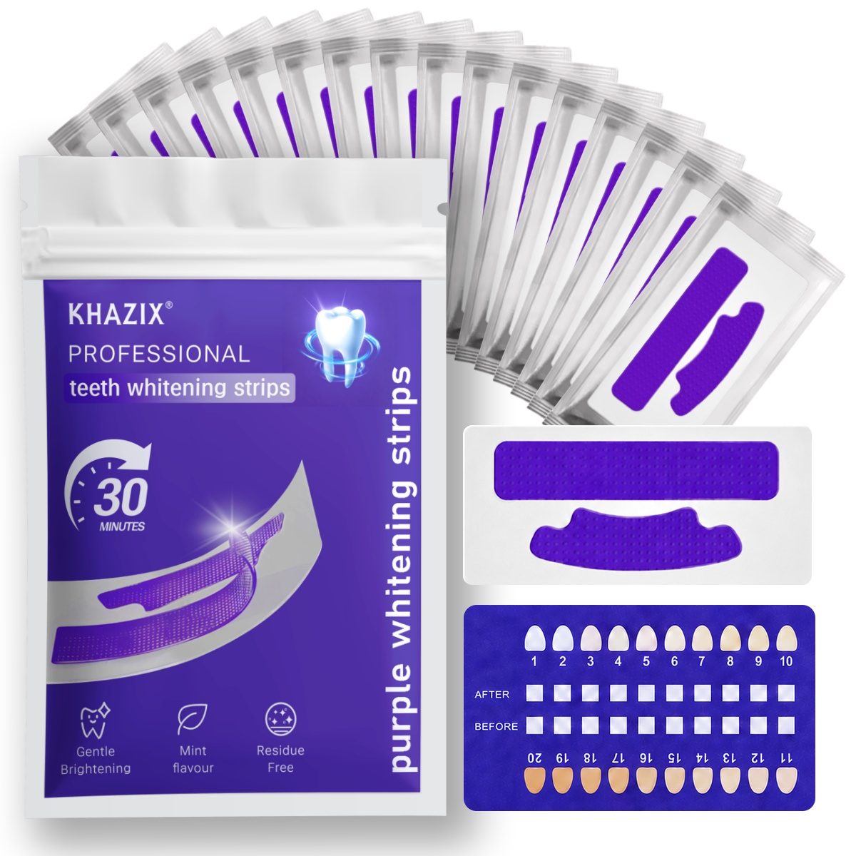 Teeth Whitening Retainer - 7 Adet Diş Beyazlatma Bandı, Daha