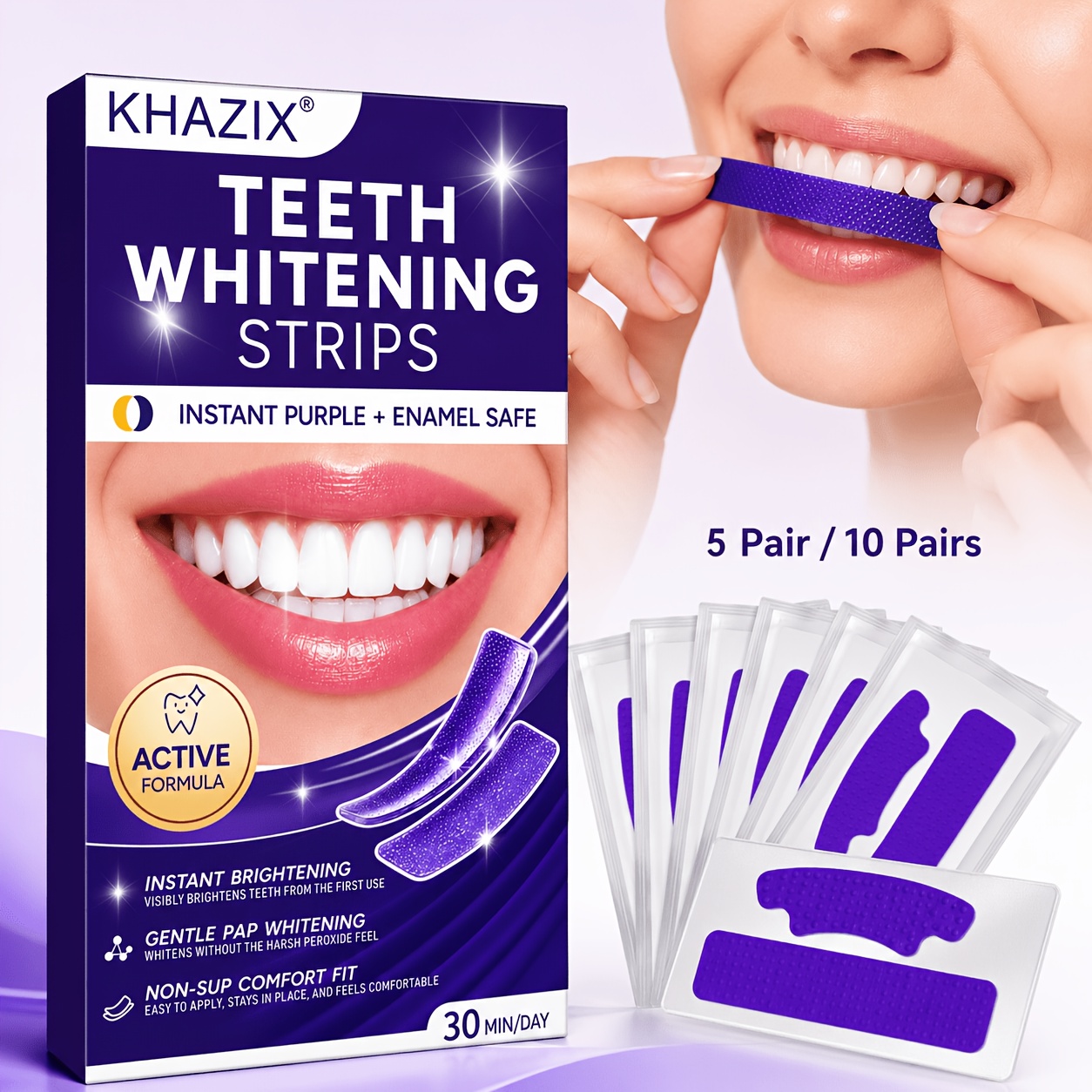 5/10 çift Mor Diş Beyazlatma Ş - Teeth Whitening Retainer incelemesi ve fiyatı