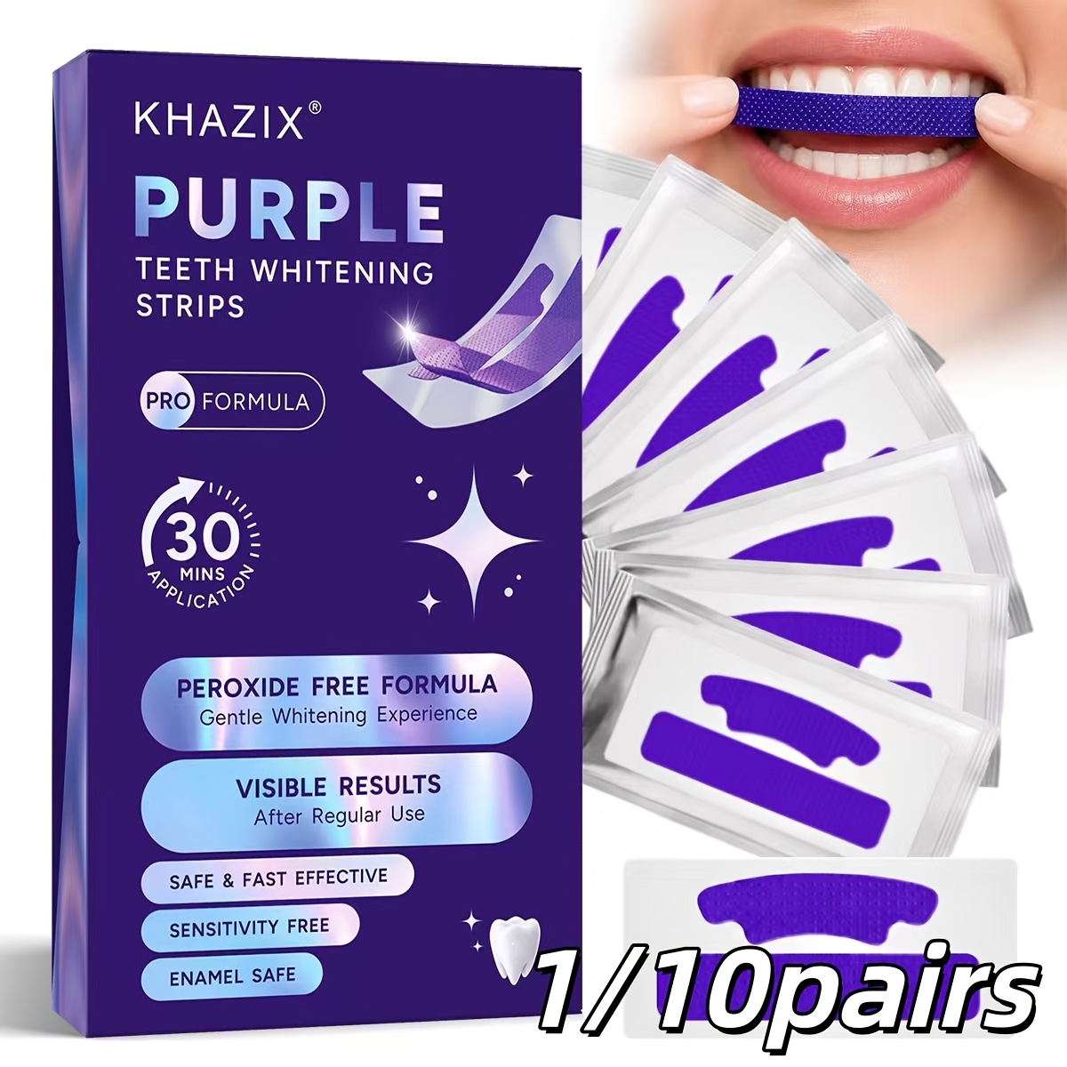 1/10 çift Mor Diş Beyazlatma Ş - Teeth Whitening Retainer incelemesi ve fiyatı