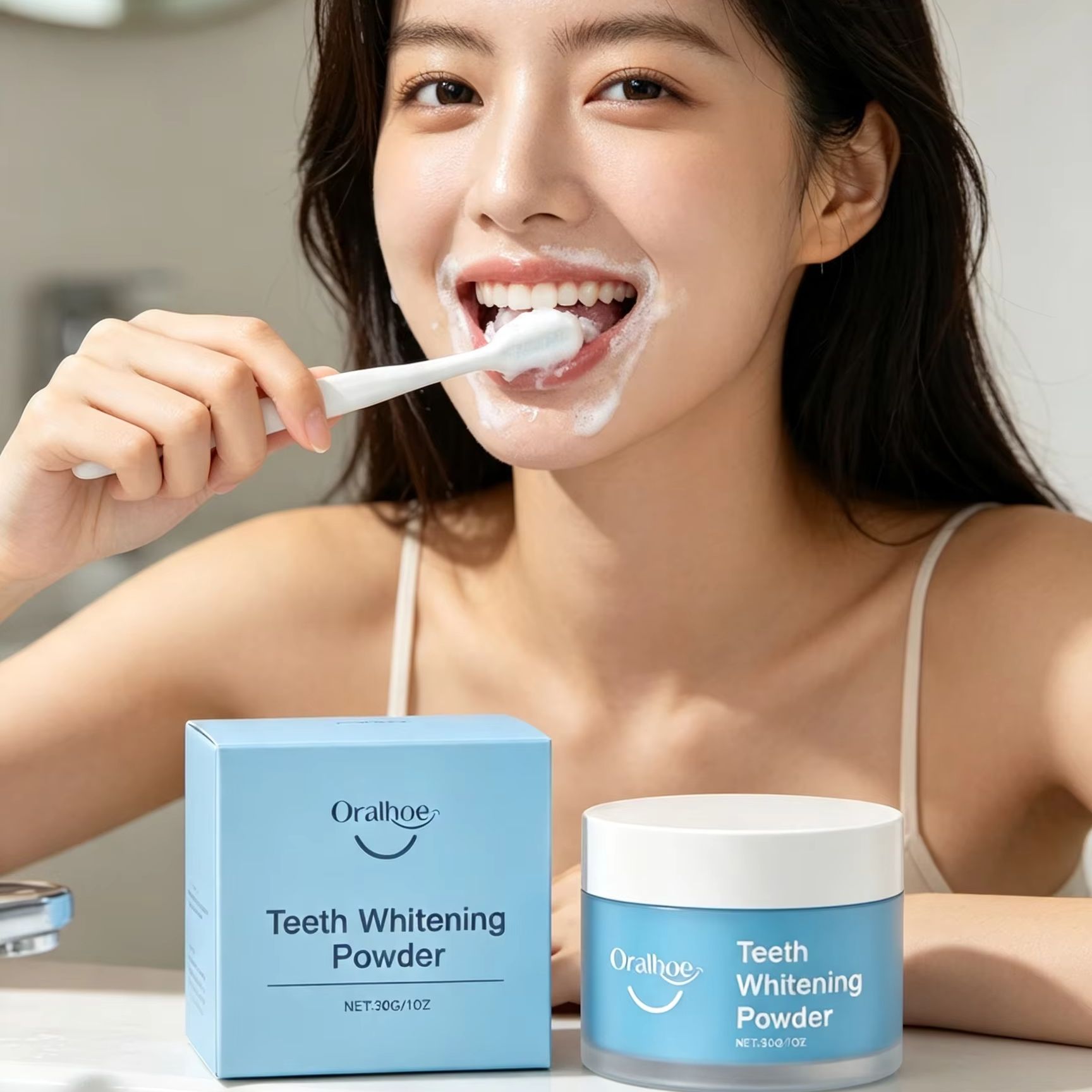Oralhoe Diş Tozu, Dişleri Fırç - Teeth Whitening Q&M incelemesi ve fiyatı