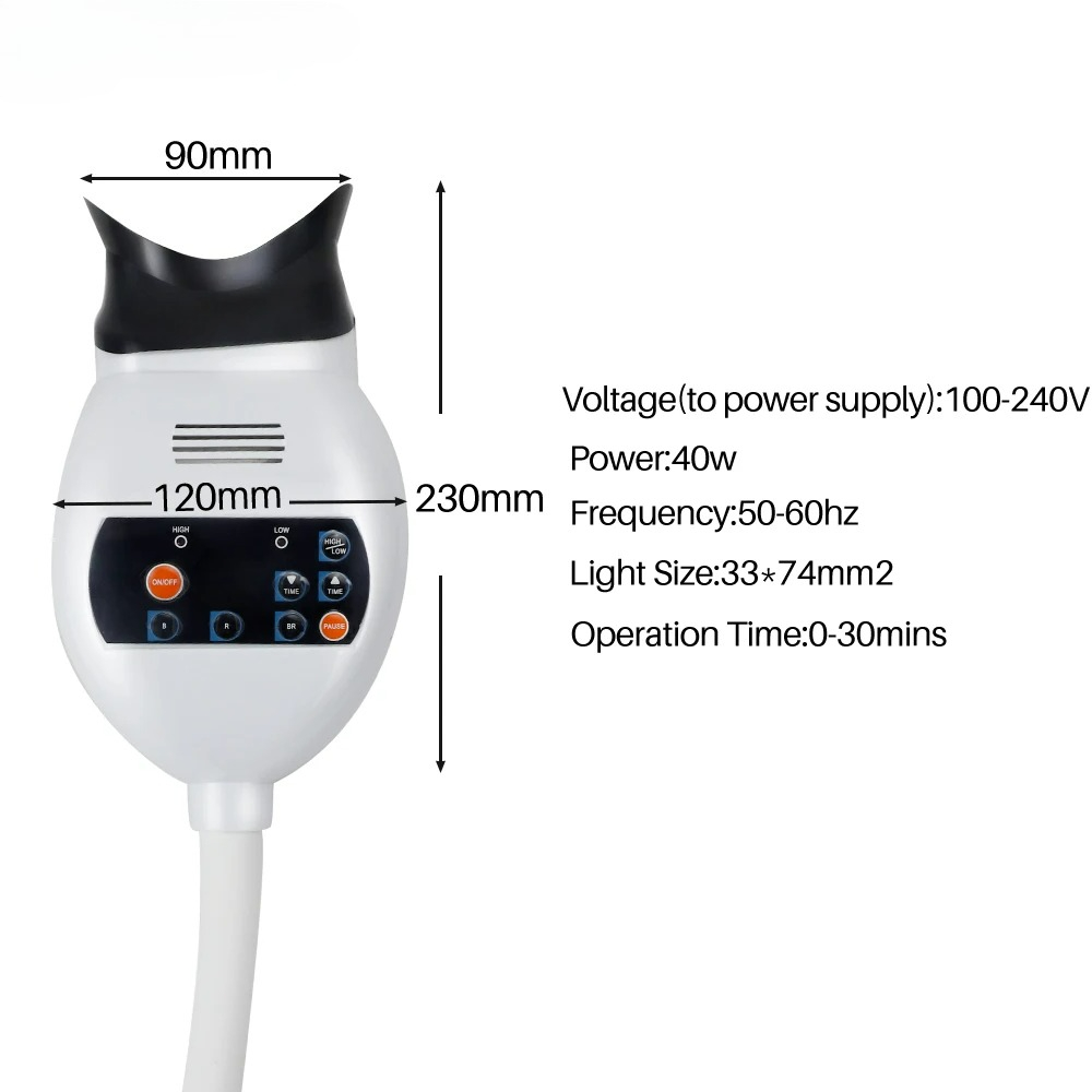 Ayarlanabilir 3 Renk LED Diş B - Teeth Whitening Machine Professional incelemesi ve fiyatı
