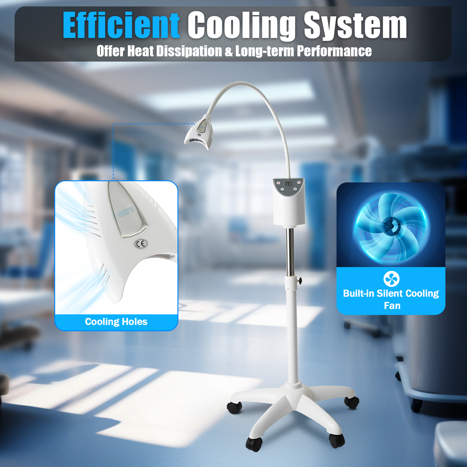 Ev Kliniği Hastanesi için Mavi - Teeth Whitening Machine Professional incelemesi ve fiyatı