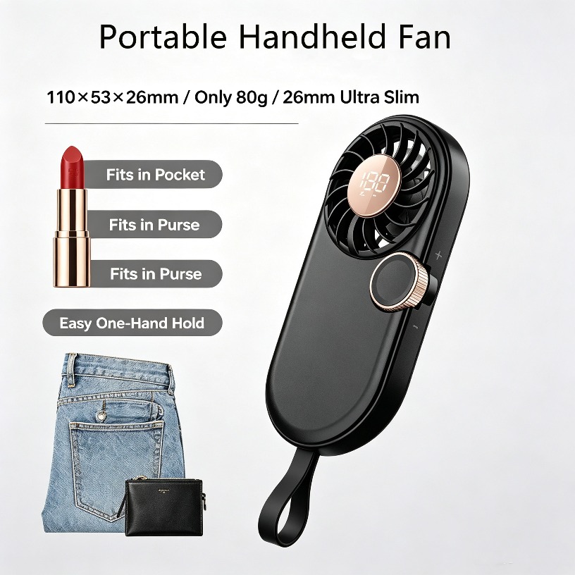 11000RPM Mini Cep Fanı Ruj Boy - Led Mouth Tray incelemesi ve fiyatı