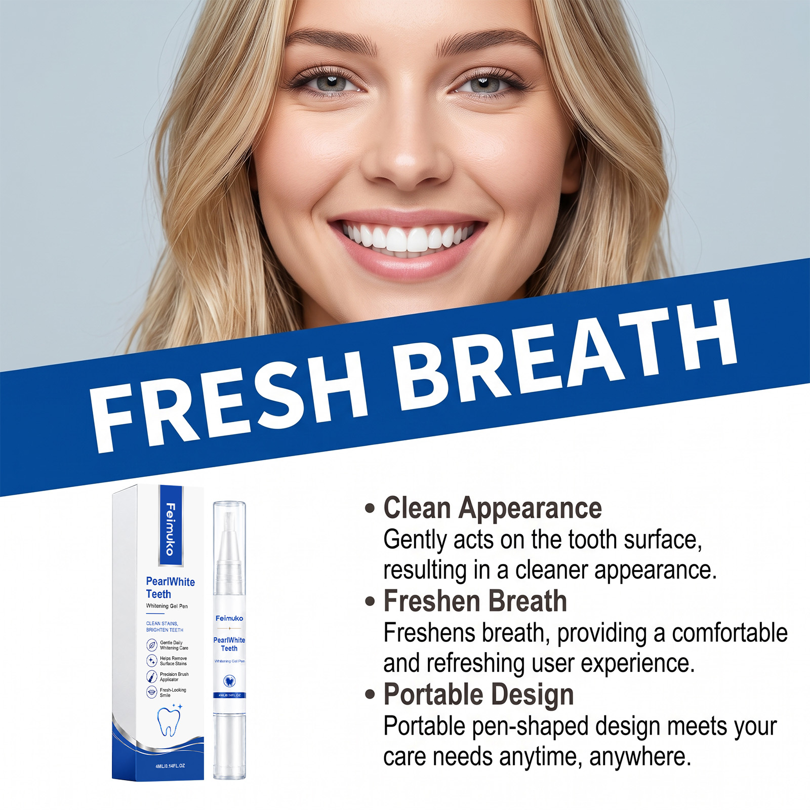 Taşınabilir Diş Beyazlatıcı Je - Teeth Whitening Q&M incelemesi ve fiyatı